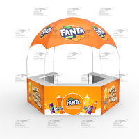 Cabina de domo hexagonal, tienda de campaña de exhibición comercial, publicidad, oferta, 40