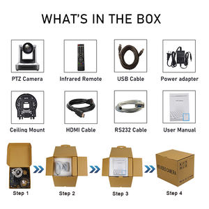 Caméra PTZ à vente chaude 2022, vidéoconférence, diffusion, zoom professionnel en direct, caméra USB 20X, webcam 1080p CMOS pour l'étanchéité - Product Image 4