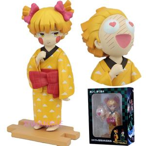 Diversi stili Demon <span class=keywords><strong>Slayer</strong></span> Kimetsu no Yaiba Tanjiro Agatsuma <span class=keywords><strong>Zenitsu</strong></span> scultura a doppia testa in scatola Anime Action Figure 10cm - Product Image 2