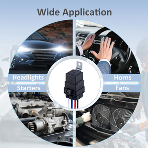 Автомобильные реле <span class=keywords><strong>12V</strong></span>/24V с фиксированной задней 5-контактным преобразованием 40A /80A/100A автомобильное реле <span class=keywords><strong>12v</strong></span> 4 pin - Product Image 4