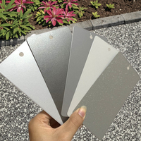 Revêtement en poudre électrostatique de couleur beige/gris texturé