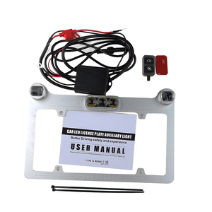 Số tấm khung 3000K 6000K xe dẫn bóng đèn giấy phép tấm khung xe tấm giấy phép với ánh sáng ống kính sương mù - Product Image 1