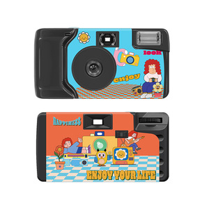Boîte d'emballage pour appareil photo argentique jetable rétro en ABS avec logo personnalisé, sans fonctionnalités spéciales - Product Image 2
