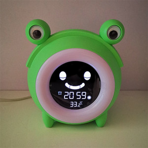Ếch Âm Thanh Tự Nhiên Chordal Music Player Biểu Cảm Khuôn Mặt Thay Đổi Trẻ Em Ngủ Đào Tạo Wake Up Huấn Luyện Viên Nap Nhắc Nhở Đồng Hồ Báo Thức - Product Image 5