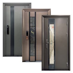 Puerta de Seguridad de Acero Inoxidable de Última Generación para Entrada Exterior, Moderna, para Villa o Apartamento, Impermeable, con Ventilación y Pantalla - Product Image 3