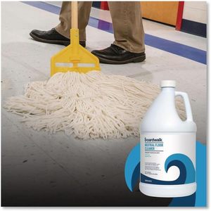 "1 Gallon Lemon Scented Neutral <b>Floor</b> <b>Cleaner</b>-Eco-Friendly & Disposable (Boardwalk BWK4855)" - Product Image 2