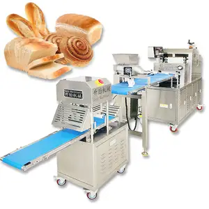 자동적인 고속 바게트 덩어리 빵 생산 라인 자동 채워진 빵 만들기 기계