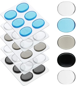 Clear Soft Drum Mute <b>Pads</b> Silicone Gel Set For Snare Drum Jazz <b>Practice</b> Sound Control - Product Image 2