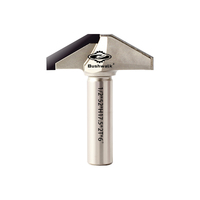 BushwaLk CNC Alat Pemotong Spiral End Mill PCD Berlian 1/2*52*H17.5*2T*6 dari Paduan Tungsten Kobalt AlTin yang Dapat Disesuaikan untuk Router CNC