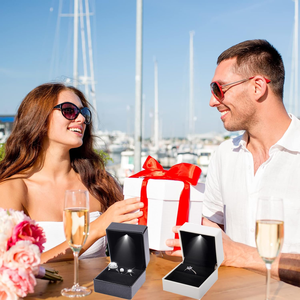 Manufacturer Wholesales High-end LED Lights, Spray Painted Jewelry <b>Boxes</b>, <b>Ring</b> <b>Boxes</b>, Bracelet Pendants necklace Packaging <b>Boxes</b> - Product Image 5