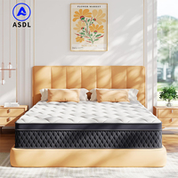 Großhandel Neue Xxxn Matratze Queen King Size Komprimierte Latex-Hybrid-Hotelmatratze mit Taschenfederkern und Memory-Schaum
