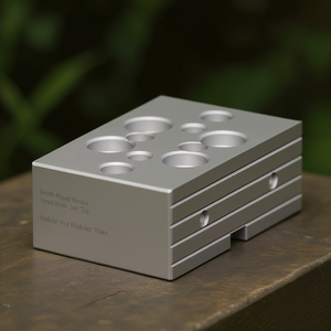 Mandíbula móvil de nervaduras lisas para mordazas modulares superiores - Product Image 3