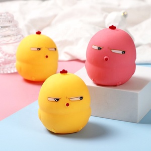 Nuevo Juguete Antiestrés Wobi Squeeze, Pato <span class=keywords><strong>Arrogante</strong></span>, Pollo con Ojos Esbugueros, Pollo Wobi de Dibujos Animados, Reductor de Presión, Regalo para Niños - Product Image 1