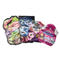 Sacs en Mylar personnalisés découpés sur mesure, holographiques, à motif de dessin animé, refermables, avec fermeture éclair, pour bonbons, collations et aliments, vente en gros