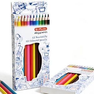 Crayons de dessin pour enfants les plus vendus, crayons en bois de 12 couleurs avec boîte d'emballage, marché africain - Product Image 2