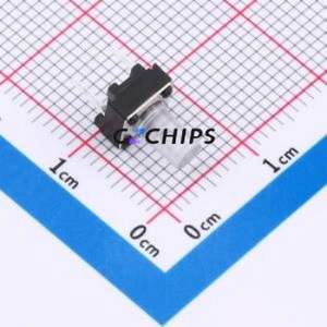 TSA06154-090B332CN Tactile Switch Through hole Component (THT),6.1x6.1mm Switch Single Pole Single Throw Round Button 1.8N 6.1mm - Product Image 1