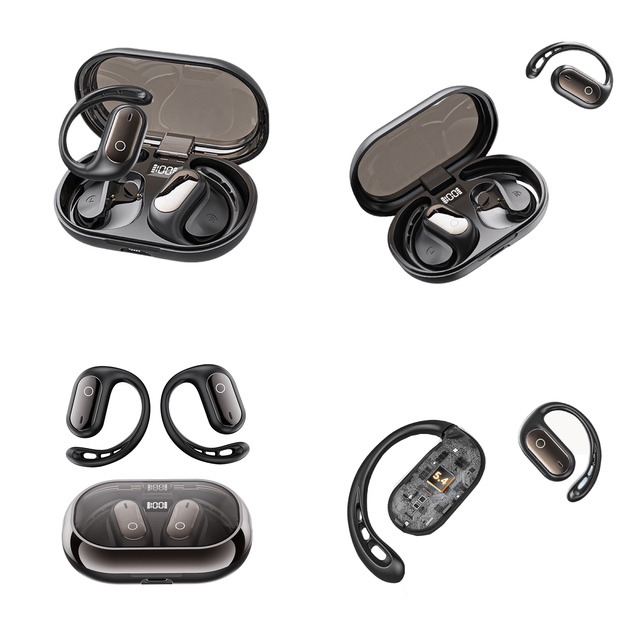 Real Time Translator Earphone OWS Earbuds AI Language Translation Ear Buds with 144 Languages Headphone for Business Travel