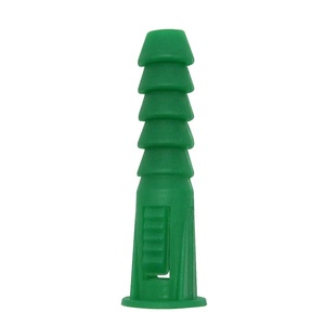 Anclaje de pared de plástico Elekh de alta calidad, tamaño 8x38mm, con tornillo de cabeza redonda, anclaje de tornillo - Product Image 4