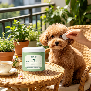 Almohadillas de Limpieza para Manchas de Lágrimas de Mascotas de Marca Privada, Almohadillas Desechables Suaves y Delicadas, para el Cuidado Diario de la Limpieza del Área de los Ojos de Perros y <span class=keywords><strong>Gatos</strong></span> - Product Image 1