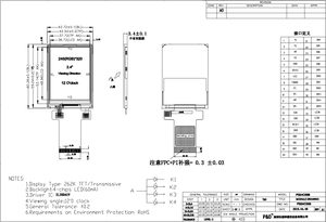 Polcd Custom <strong>Supplier</strong> 2.4 <strong>LCD</strong> Screen Full <strong>Color</strong> 240x320 ILI9341V SPI MCU 40pins 2.4 inch <strong>TFT</strong> <strong>LCD</strong> <strong>Display</strong> - Product Image 6