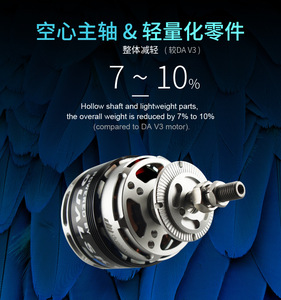 DUALSKY XM6355DA Serie DA4 Aviones <span class=keywords><strong>RC</strong></span> de Ala Fija Grandes <span class=keywords><strong>F3A</strong></span>, Motor Brushless Outrunner de 180KV-280KV, 20kg VTOL, Hecho de Plástico Duradero - Product Image 6