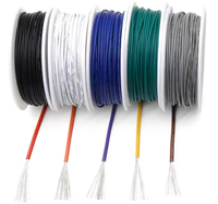 Fil de raccordement haute température 105 ℃ 600V fil électrique UL1015 20 24 28 AWG fil électronique en cuivre étamé câble à un noyau