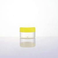 Petits pots de crème transparents ronds 3G 5G 10G 20G 50G Mini couvercles transparents de conteneurs d'échantillons cosmétiques Boîtes en plastique Stock