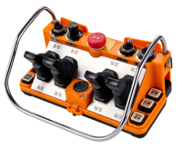 Control Remoto Inalámbrico para Grúas de Coche y Vehículos Mecánicos - Uso Industrial, Código de Aprendizaje, Construcción Metálica, 1 Año, Alcance de 500m