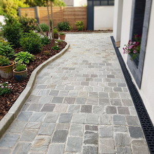Shivara <b>Stones</b> Sandstone Tile <b>Paving</b> <b>Stones</b> Honed Finish Contemporary Design for Pathway Courtyard Outdoor Applications - Product Image 1