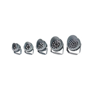 Projecteur LED à corps en aluminium IP66 6000K Lumière du jour Large faisceau Haute luminosité CRI80 Garantie de 3 ans Contrôle par capteur de lumière - Product Image 1