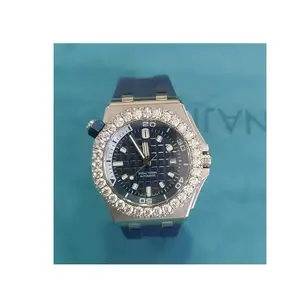 Reloj de diamantes de moissanita de suministro de fábrica al por mayor para regalo promocional con servicio personalizado disponible de la India