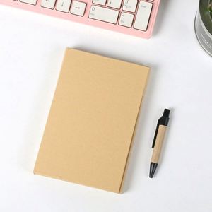 Set de Cuadernos Creativos para Oficina, Papel Kraft, Notas Adhesivas Multifuncionales, Impresión de Logotipo Personalizado, Cuaderno Promocional Grueso - Product Image 5