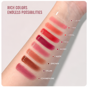 Organic Non stick Cup <b>Lip</b> Gloss with Unique Round Middle Section Hollow Out Container for Daily Makeup Private Label <b>Lip</b> Pumper - Product Image 3