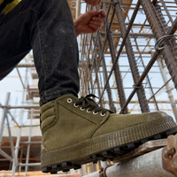 Prix d'usine, baskets de travail pour hommes, mode en gros, respirantes, confortables, de bonne qualité, chaussures en caoutchouc décontractées pour toutes les saisons