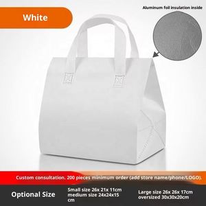 Non-Woven Milk Tea Backpack Custom Logo Food Takeaway Cooler Bag Fashion Design 1-3L Capacity 24x24x15cm 0.5-1kg - Product Image 3