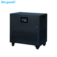 Refroidisseur portable automatique 220V/110V pour la fabrication de glace 2026 avec contrôle intelligent Wi-Fi et panneau tactile, fonction bain froid et glace