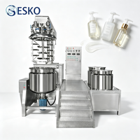 Machine de fabrication de dentifrice ESKO : Mélangeur émulsifiant sous vide entièrement automatique pour la gamme de crèmes cosmétiques et dentifrices