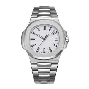 Montre de sport de luxe pour homme, boîtier octogonal, bracelet intégré en acier inoxydable, remontage automatique, montre-bracelet pour galas caritatifs - Product Image 1