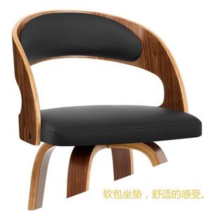 Chaise de bar en bois massif nordique, chaise de bar avec dossier, tabouret haut, tabouret de bar, chaise haute pour comptoir de réception - Product Image 6