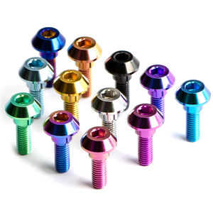 Tornillos de Rotor de Freno de Disco de Titanio TITST M6x20mm, Accesorios para Motocicleta, Tornillos Hexagonales Cónicos para Motor <span class=keywords><strong>Yamaha</strong></span> R1 R6 - Product Image 2