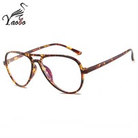 Montures de lunettes transparentes vintage pour femmes, en polycarbonate de qualité supérieure, style aviateur