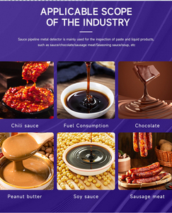 Detektor logam industri untuk produk minyak saus cair makanan untuk penggunaan pipa - Product Image 6