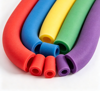 Manchon de protection antidérapant en mousse de caoutchouc NBR coloré et personnalisé avec service de découpe pour poignées et accessoires d'outils