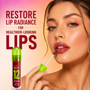 Gloss à lèvres hydratant style K-Beauty, couleur longue tenue 12H, brillance intense, lisse, non collant, hydratant, vitamine B12 - Product Image 6