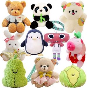 Peluche de Panda Súper Suave, Tradicional, Blanco y Negro, Regalo de Recuerdo Chino para Amantes del Bambú, Animal de Peluche Relleno de Algodón PP para Bebés, Cumpleaños - Product Image 4