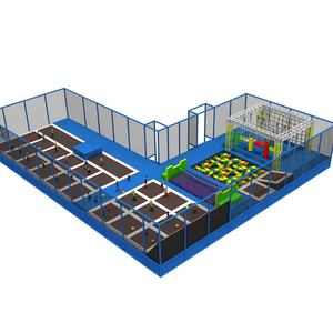 Équipement de parc d'attractions intérieur multifonctionnel sur mesure, grand parc de trampolines intérieur commercial pour enfants - Product Image 5