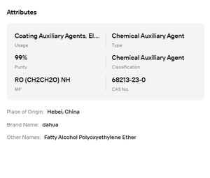 Surfactante No Iónico, Éter de Polioxietileno de Alcohol Graso AEO-9, 99% de Pureza, CAS 68213-23-0, para Cosméticos - Product Image 6