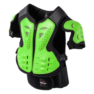 直販 PVC製 バイクレーシングスーツ モトクロス保護ギア ソフト軽量 ボディプロテクター アーマーベスト バックサポート - Product Image 3