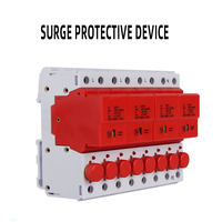 Dispositif de protection contre les surtensions 4P T1 SPD 385V 12.5KA, parafoudre avec fusible de secours pour armoire de distribution électrique