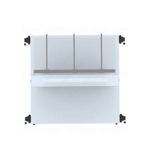 Exhibidor de Ropa de Hierro de Doble Cara con Ruedas, Altura Ajustable y Ganchos, Estante Móvil para Tienda - Product Image 5